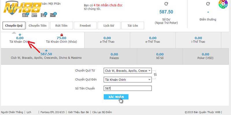 Các bước cần hoàn tất trước khi rút thưởng